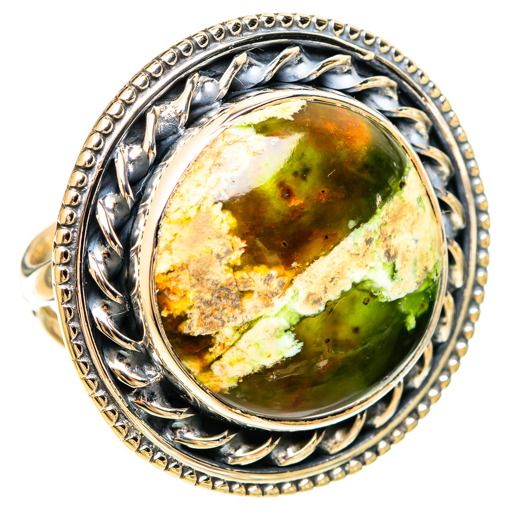 Rainforest Opal Rings handcrafted by Ana Silver Co - RING109425 - Photo 2
