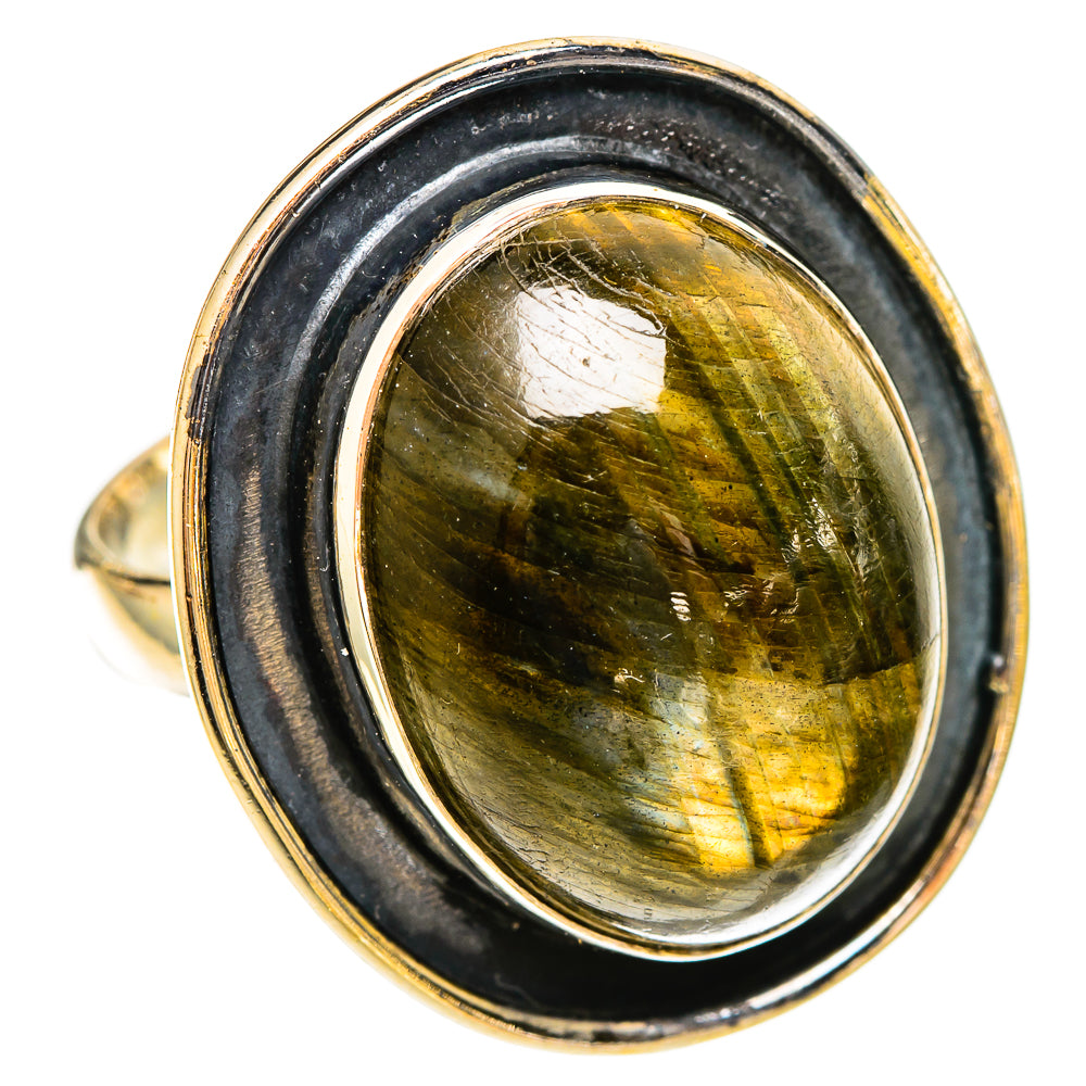 Labradorite Rings handcrafted by Ana Silver Co - RING109427 - Photo 2