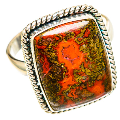Moroccan Agate Rings handcrafted by Ana Silver Co - RING109430 - Photo 2