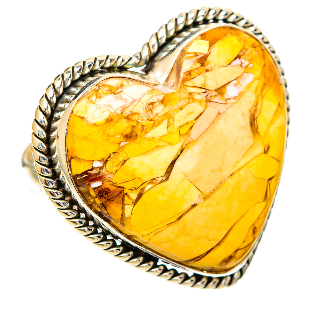 Brecciated Mookaite Rings handcrafted by Ana Silver Co - RING109433 - Photo 2