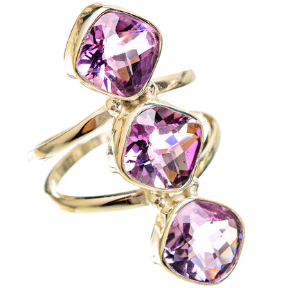 Amethyst Rings handcrafted by Ana Silver Co - RING109434 - Photo 2