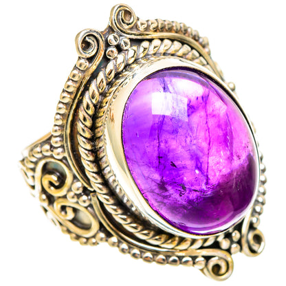 Amethyst Rings handcrafted by Ana Silver Co - RING109438 - Photo 2