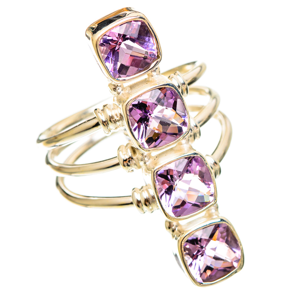 Amethyst Rings handcrafted by Ana Silver Co - RING109440 - Photo 2