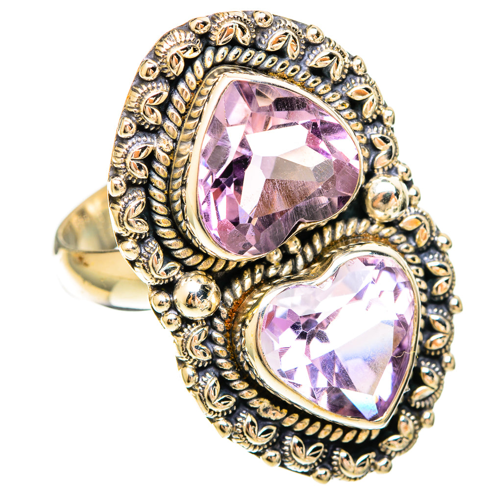 Kunzite Rings handcrafted by Ana Silver Co - RING109441 - Photo 2