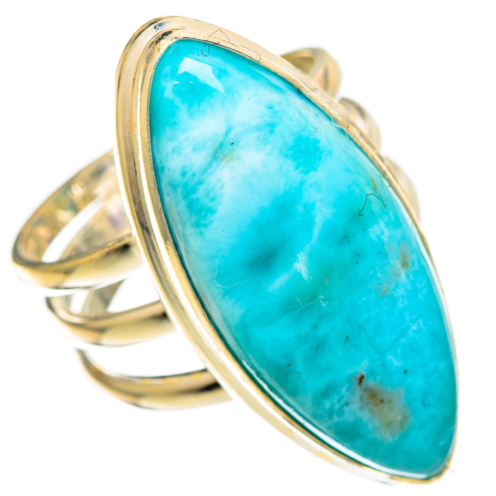 Larimar Rings handcrafted by Ana Silver Co - RING109453 - Photo 2