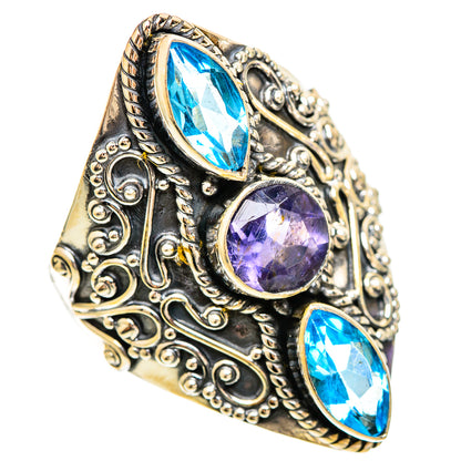 Violet Spinel Rings handcrafted by Ana Silver Co - RING109460 - Photo 2