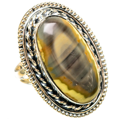 Polychrome Jasper Rings handcrafted by Ana Silver Co - RING109475 - Photo 2