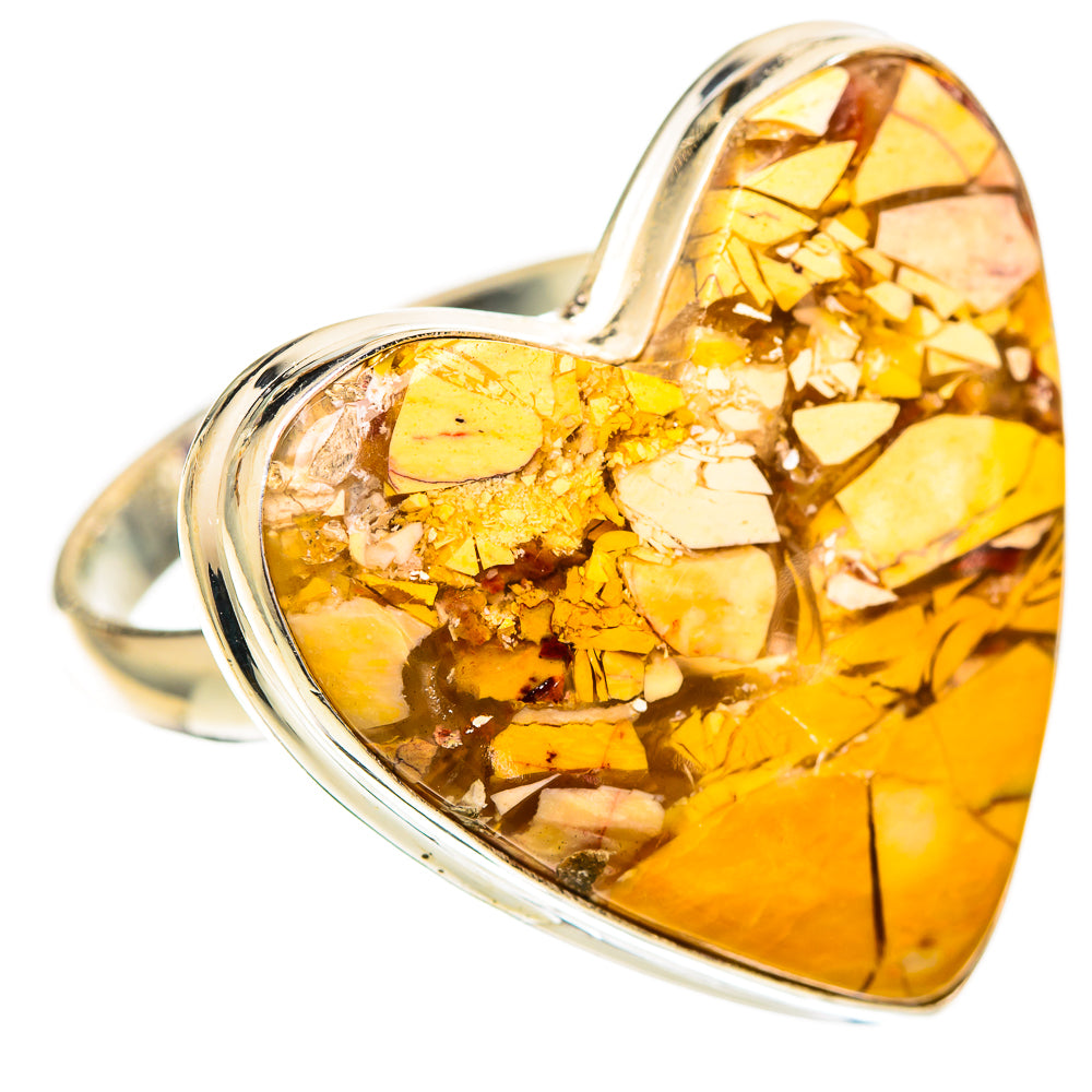 Brecciated Mookaite Rings handcrafted by Ana Silver Co - RING109477 - Photo 2