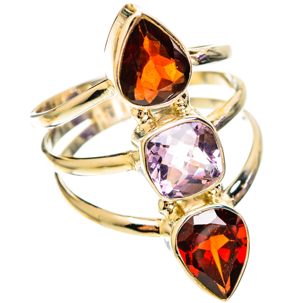 Garnet Rings handcrafted by Ana Silver Co - RING109480 - Photo 2