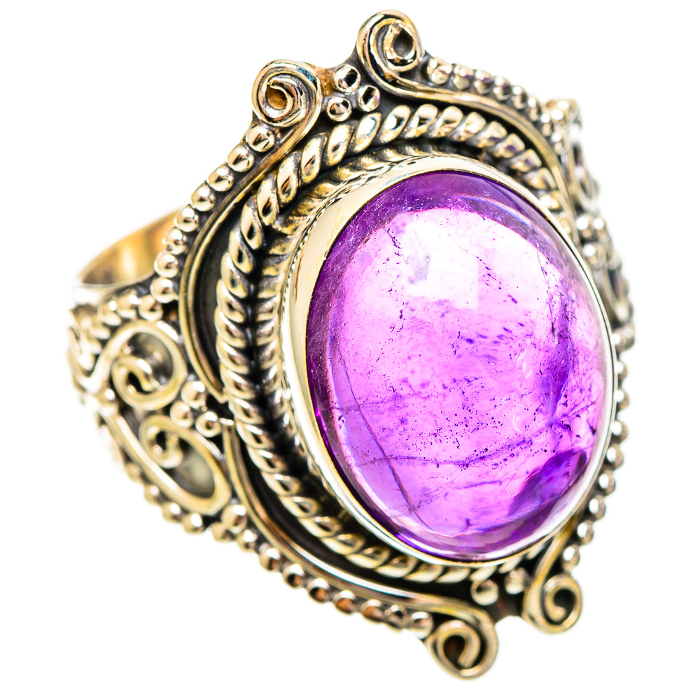 Amethyst Rings handcrafted by Ana Silver Co - RING109481 - Photo 2