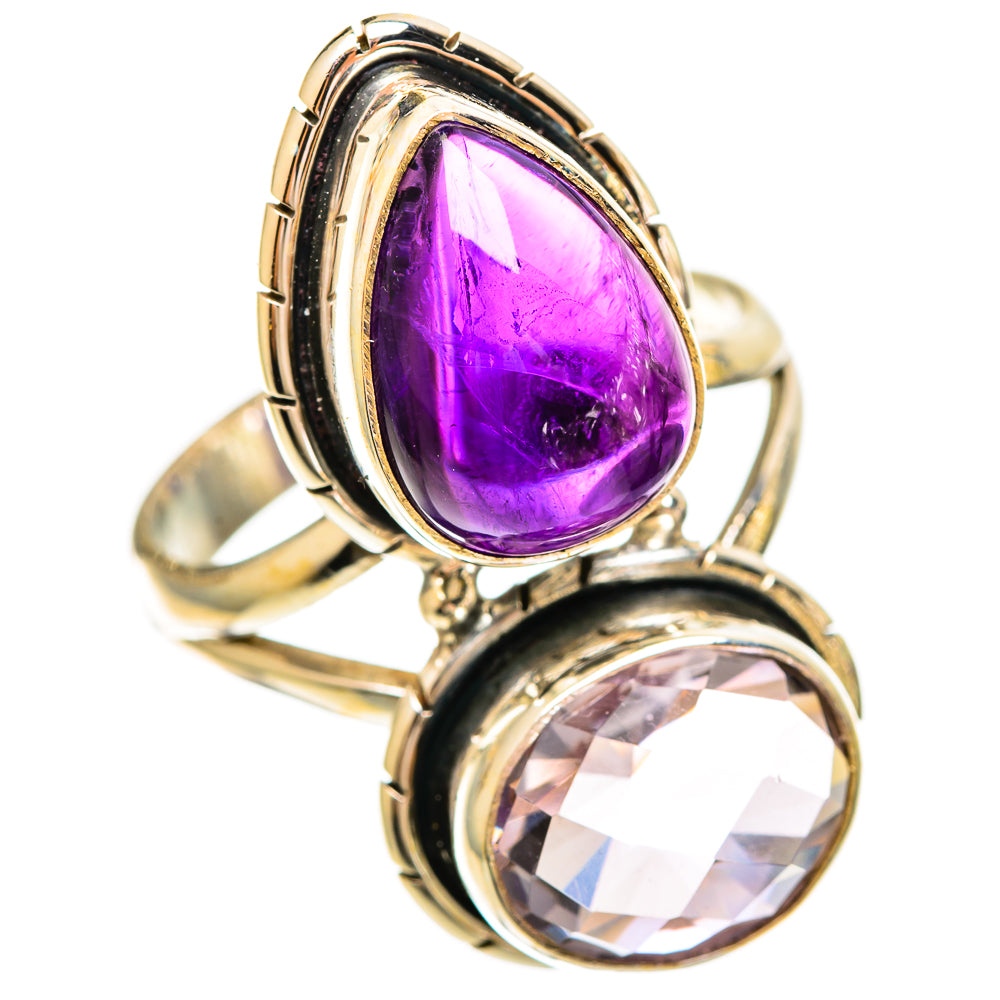 Amethyst Rings handcrafted by Ana Silver Co - RING109482 - Photo 2