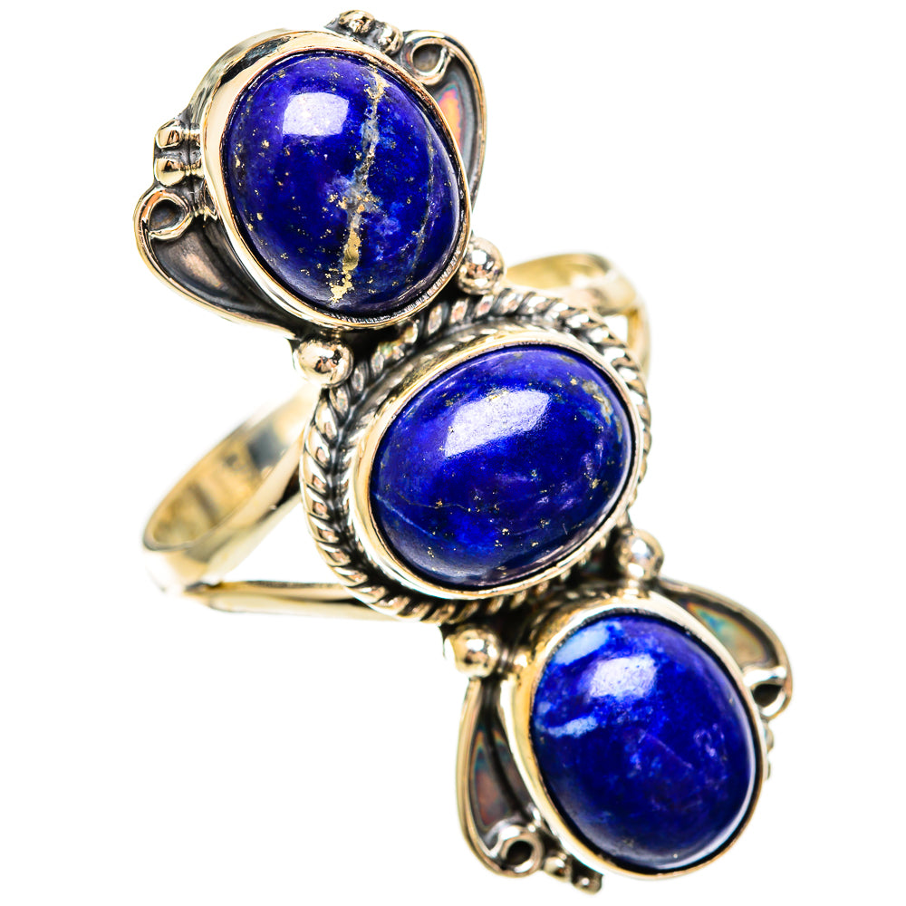 Lapis Lazuli Rings handcrafted by Ana Silver Co - RING109496 - Photo 2