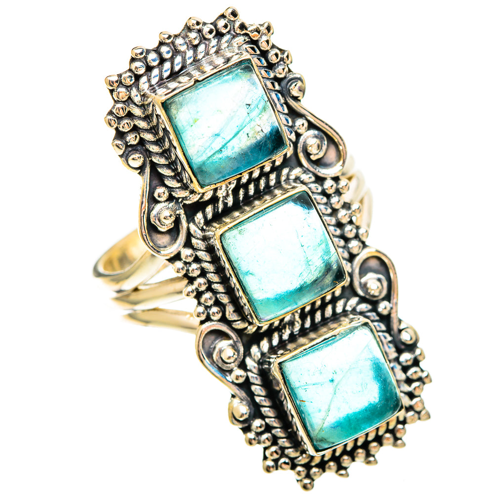 Apatite Rings handcrafted by Ana Silver Co - RING109497 - Photo 2