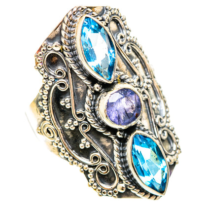 Violet Spinel Rings handcrafted by Ana Silver Co - RING109501 - Photo 2