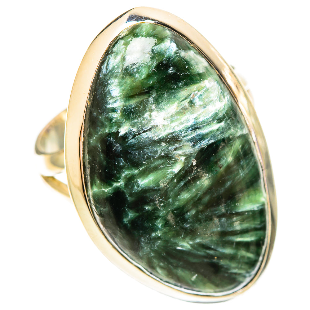 Seraphinite Rings handcrafted by Ana Silver Co - RING109503 - Photo 2