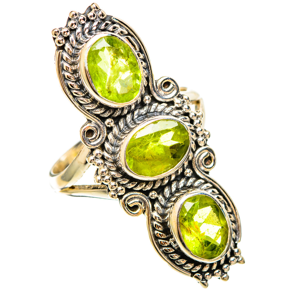 Peridot Rings handcrafted by Ana Silver Co - RING109504 - Photo 2