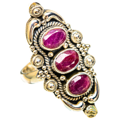Ruby Rings handcrafted by Ana Silver Co - RING109516 - Photo 2