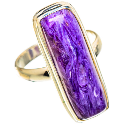 Charoite Rings handcrafted by Ana Silver Co - RING109517 - Photo 2