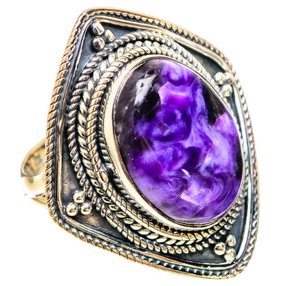 Charoite Rings handcrafted by Ana Silver Co - RING109523 - Photo 2