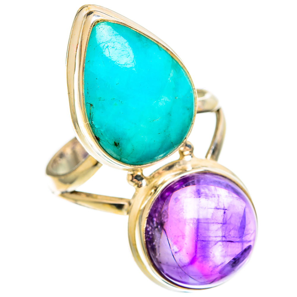 Larimar Rings handcrafted by Ana Silver Co - RING109530 - Photo 2