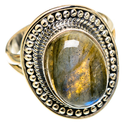 Labradorite Rings handcrafted by Ana Silver Co - RING109535 - Photo 2