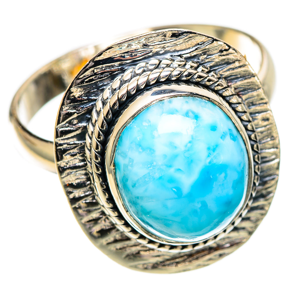 Larimar Rings handcrafted by Ana Silver Co - RING109537 - Photo 2