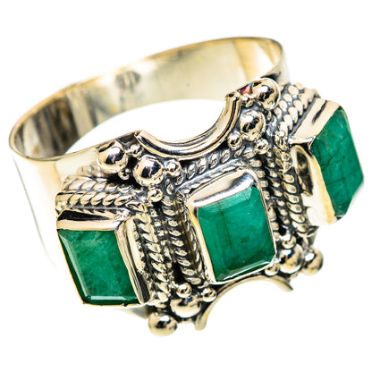 Emerald Rings handcrafted by Ana Silver Co - RING109540 - Photo 2