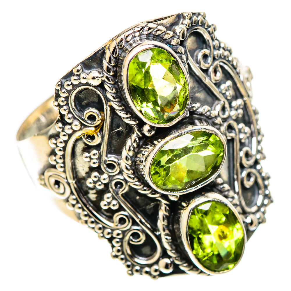 Peridot Rings handcrafted by Ana Silver Co - RING109541 - Photo 2