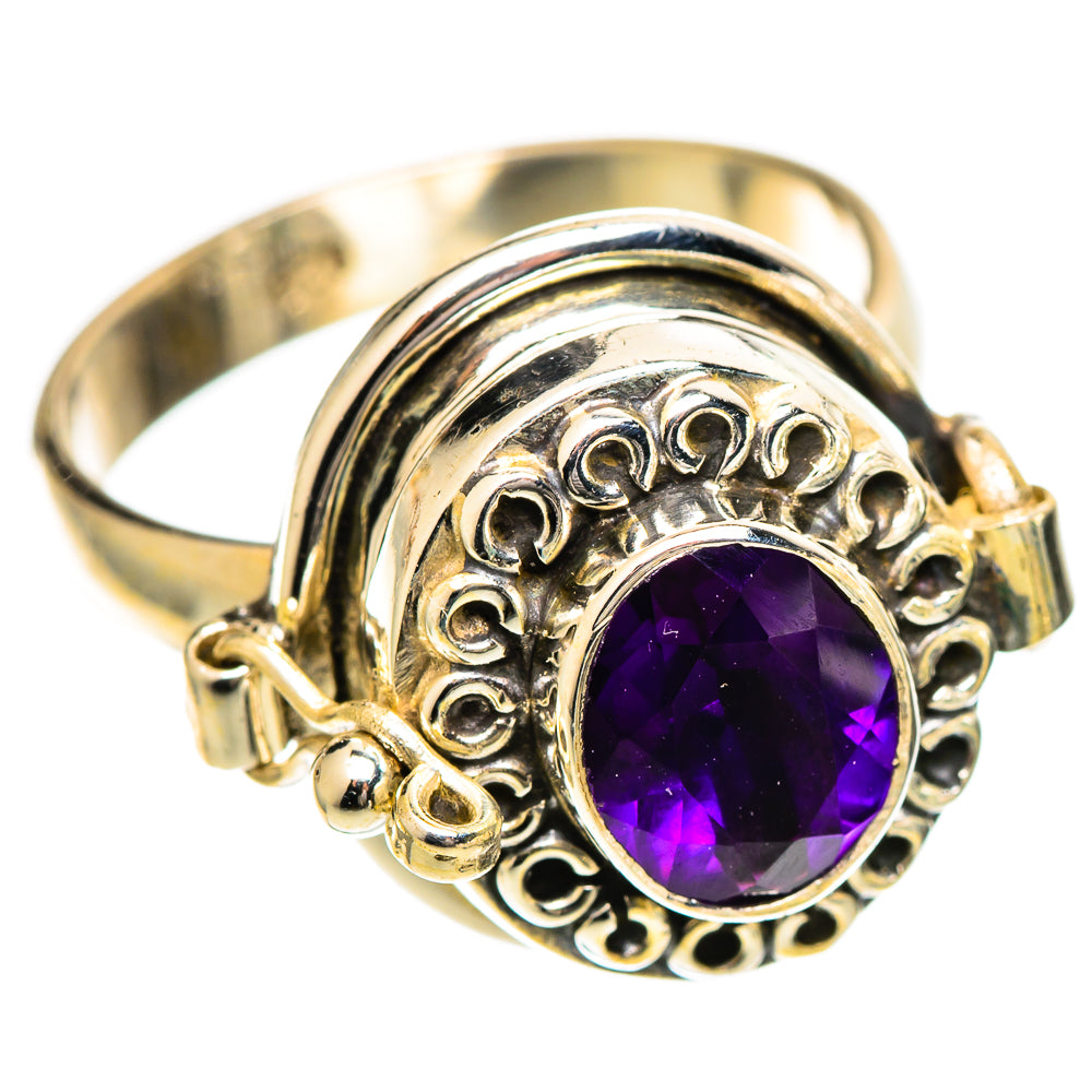Amethyst Rings handcrafted by Ana Silver Co - RING109550 - Photo 2