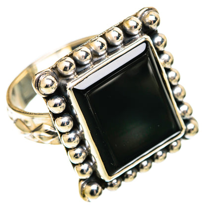 Black Onyx Rings handcrafted by Ana Silver Co - RING109554 - Photo 2