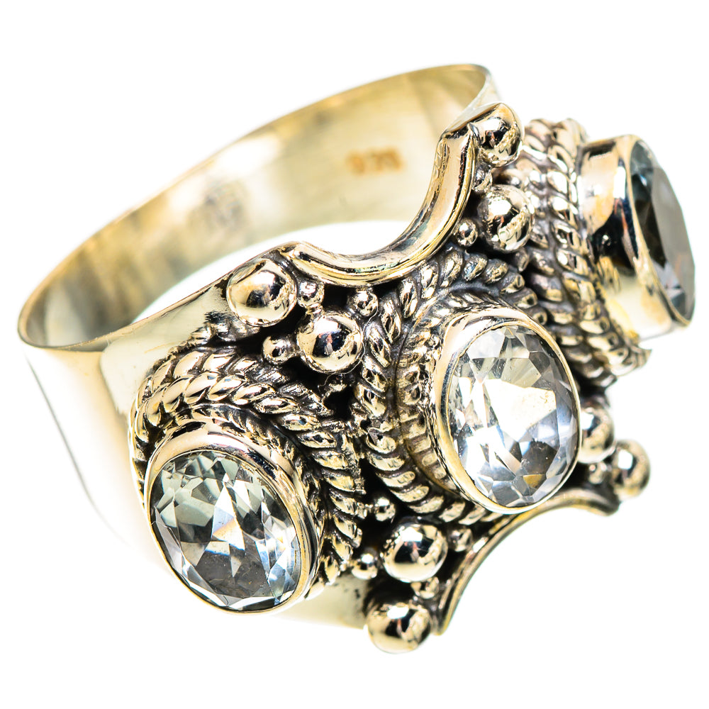 White Quartz Rings handcrafted by Ana Silver Co - RING109558 - Photo 2