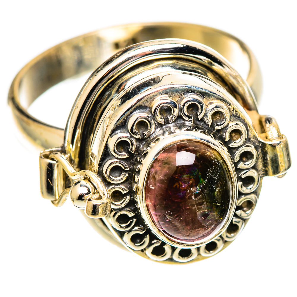 Watermelon Tourmaline Rings handcrafted by Ana Silver Co - RING109562 - Photo 2