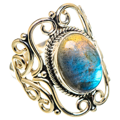 Labradorite Rings handcrafted by Ana Silver Co - RING109565 - Photo 2