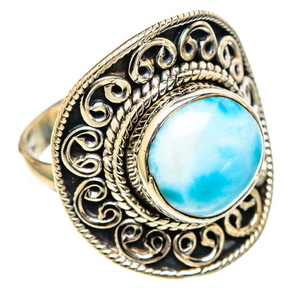 Larimar Rings handcrafted by Ana Silver Co - RING109566 - Photo 2