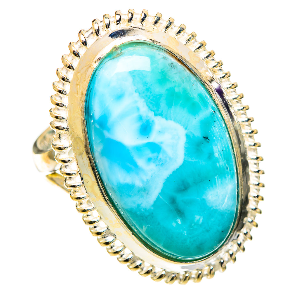 Larimar Rings handcrafted by Ana Silver Co - RING109568 - Photo 2