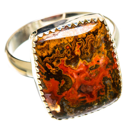 Moroccan Agate Rings handcrafted by Ana Silver Co - RING109574 - Photo 2