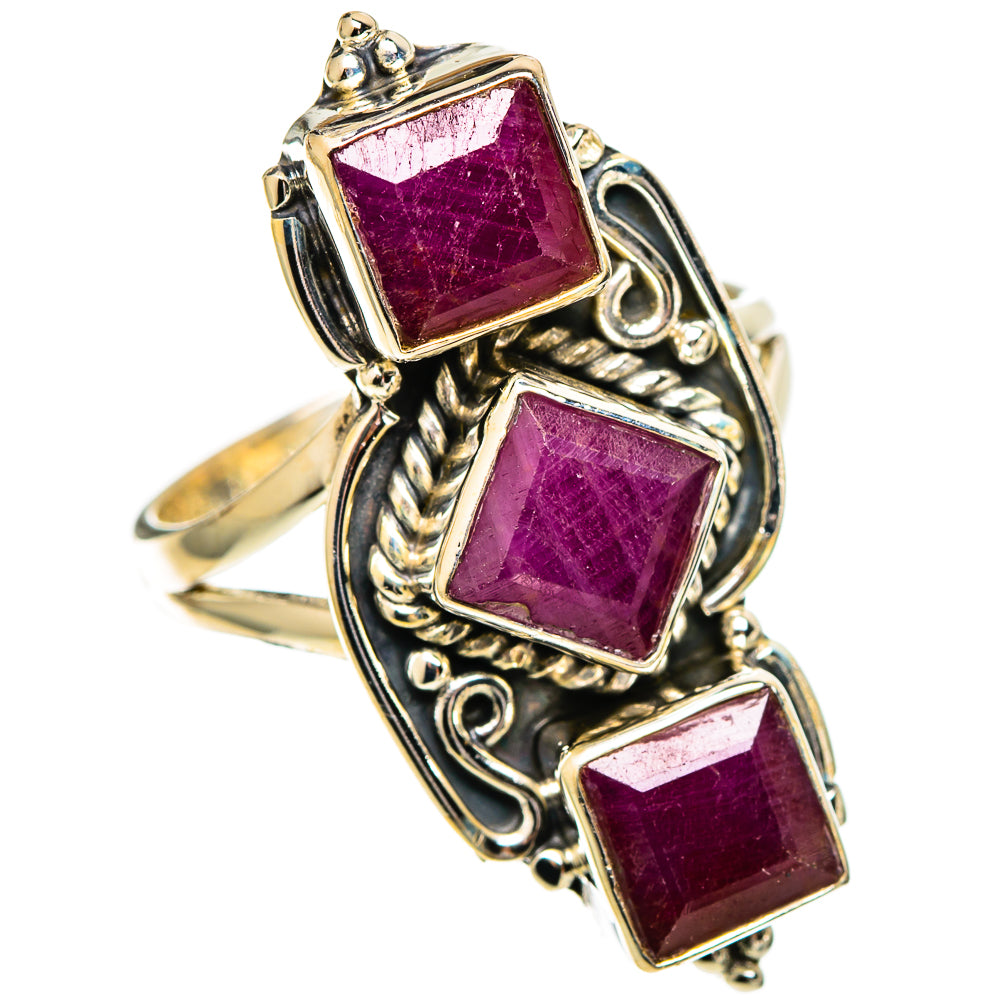 Ruby Rings handcrafted by Ana Silver Co - RING109577 - Photo 2