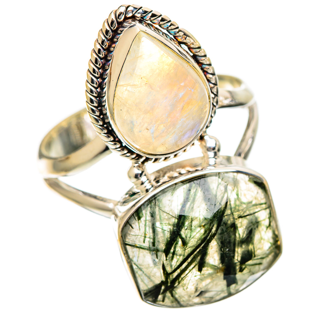 Tourmalinated Quartz Rings handcrafted by Ana Silver Co - RING109582 - Photo 2