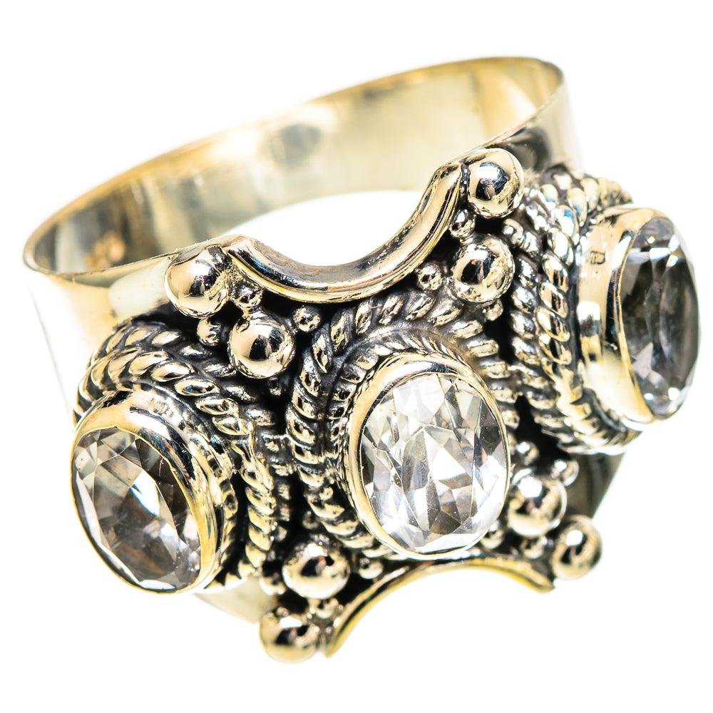 White Quartz Rings handcrafted by Ana Silver Co - RING109587 - Photo 2