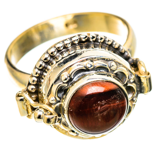 Red Tiger Eye Rings handcrafted by Ana Silver Co - RING109603 - Photo 2