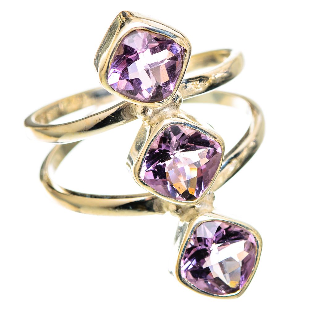 Amethyst Rings handcrafted by Ana Silver Co - RING109607 - Photo 2