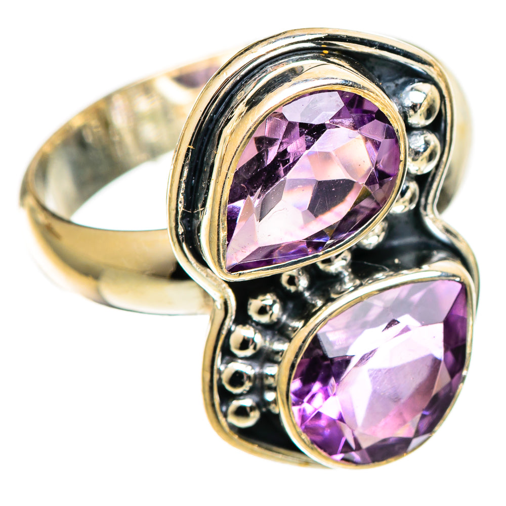 Amethyst Rings handcrafted by Ana Silver Co - RING109608 - Photo 2