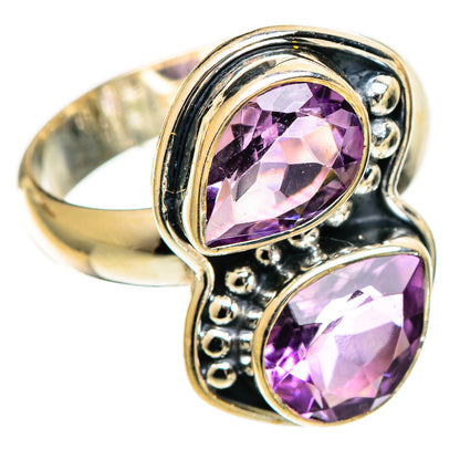 Amethyst Rings handcrafted by Ana Silver Co - RING109608 - Photo 2