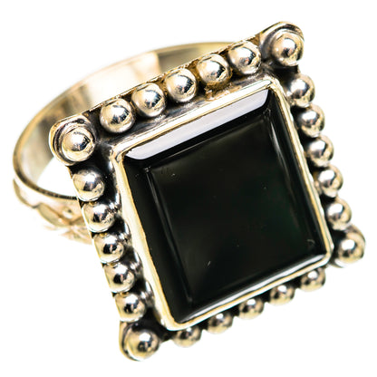 Black Onyx Rings handcrafted by Ana Silver Co - RING109610 - Photo 2