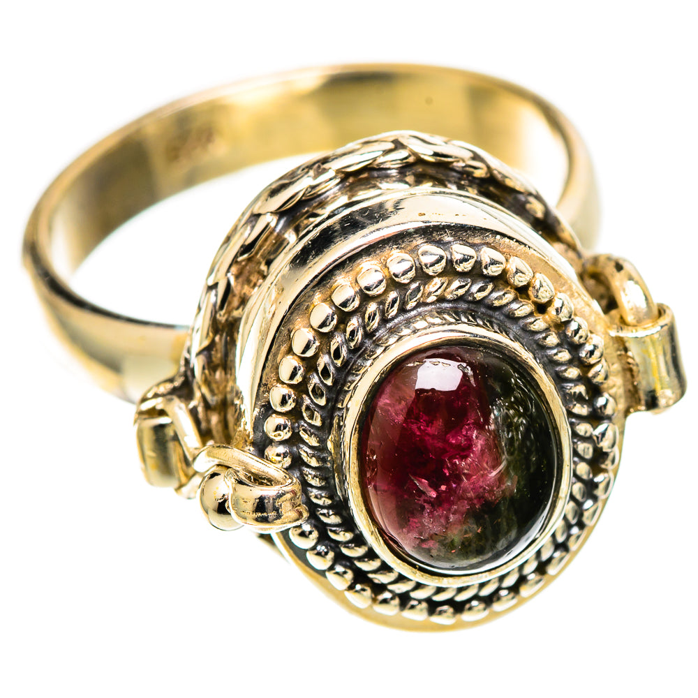 Watermelon Tourmaline Rings handcrafted by Ana Silver Co - RING109618 - Photo 2