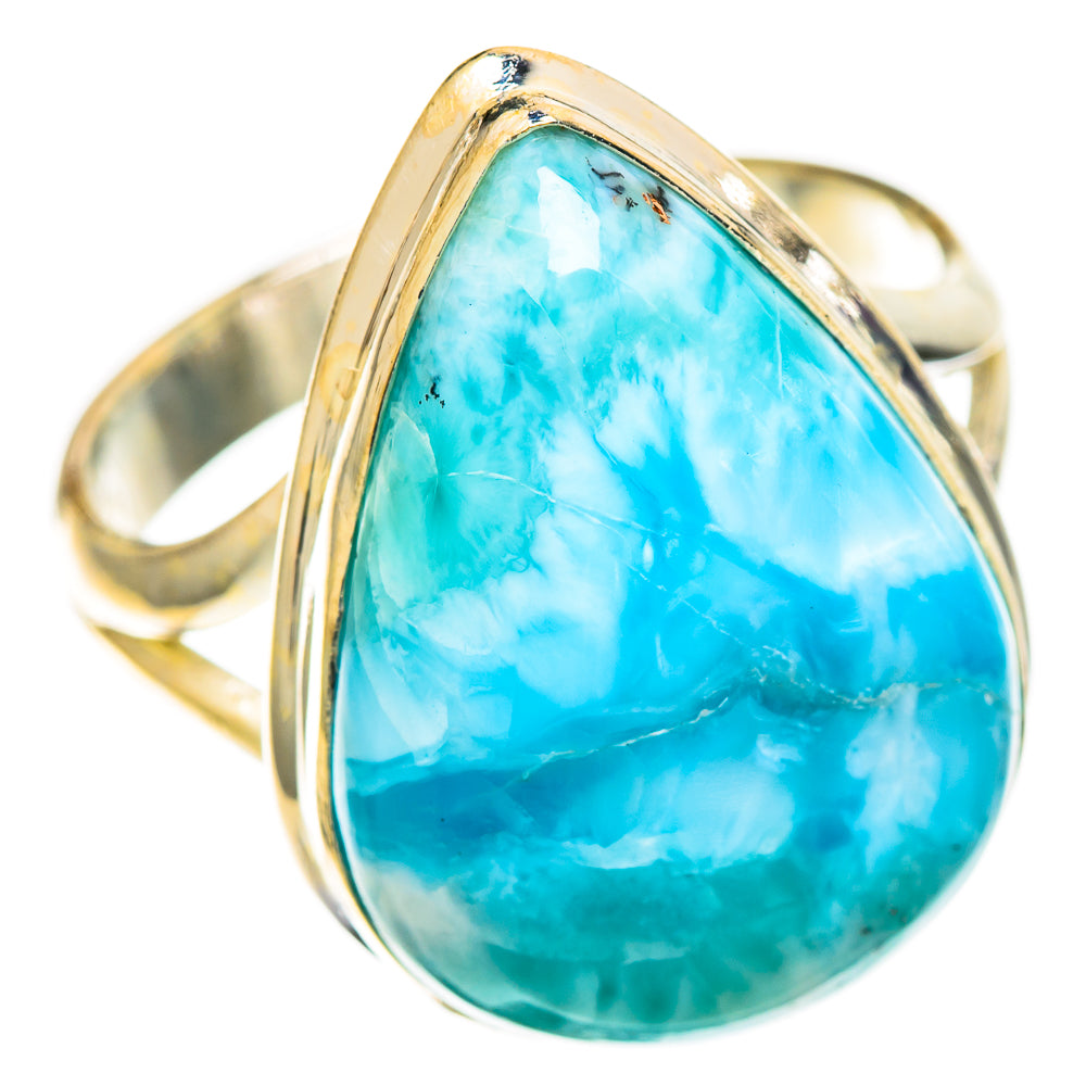 Larimar Rings handcrafted by Ana Silver Co - RING109624 - Photo 2