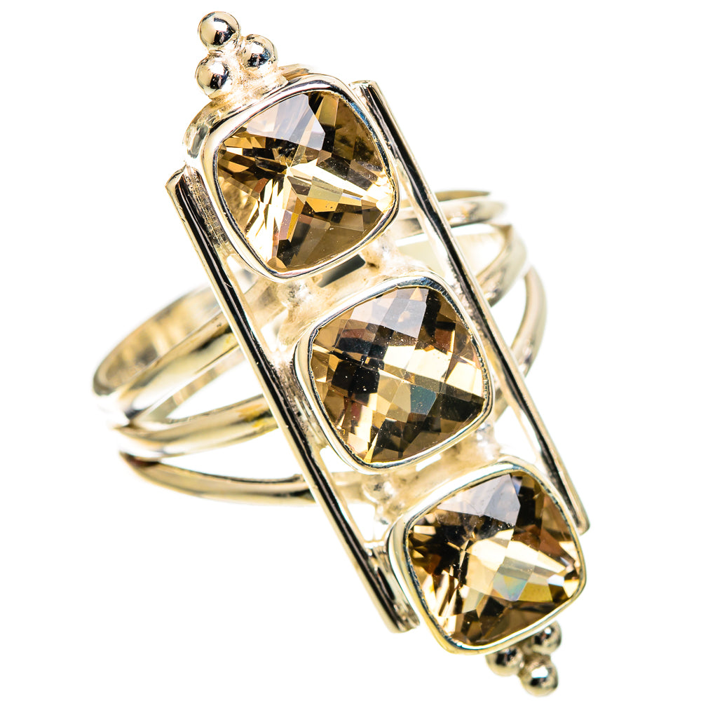 Smoky Quartz Rings handcrafted by Ana Silver Co - RING109630 - Photo 2