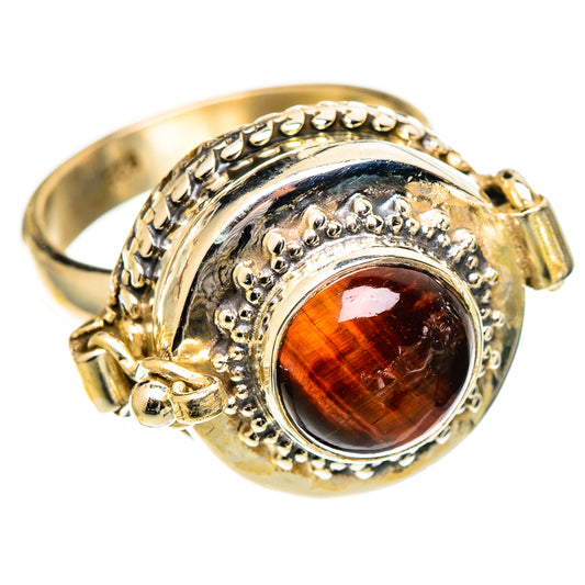 Red Tiger Eye Rings handcrafted by Ana Silver Co - RING109631 - Photo 2