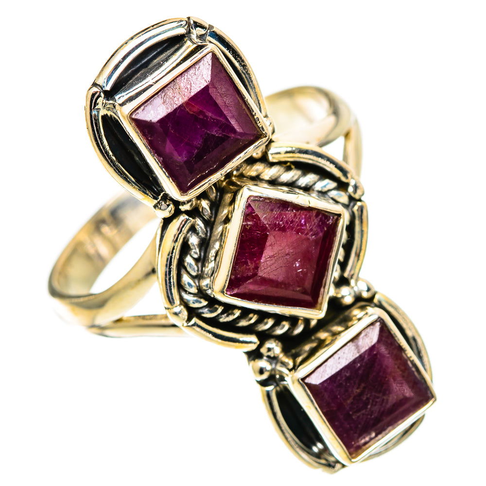 Ruby Rings handcrafted by Ana Silver Co - RING109632 - Photo 2