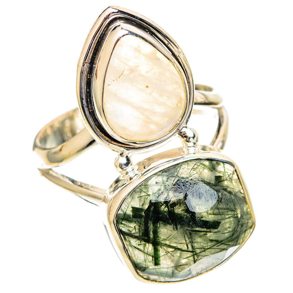 Tourmalinated Quartz Rings handcrafted by Ana Silver Co - RING109637 - Photo 2